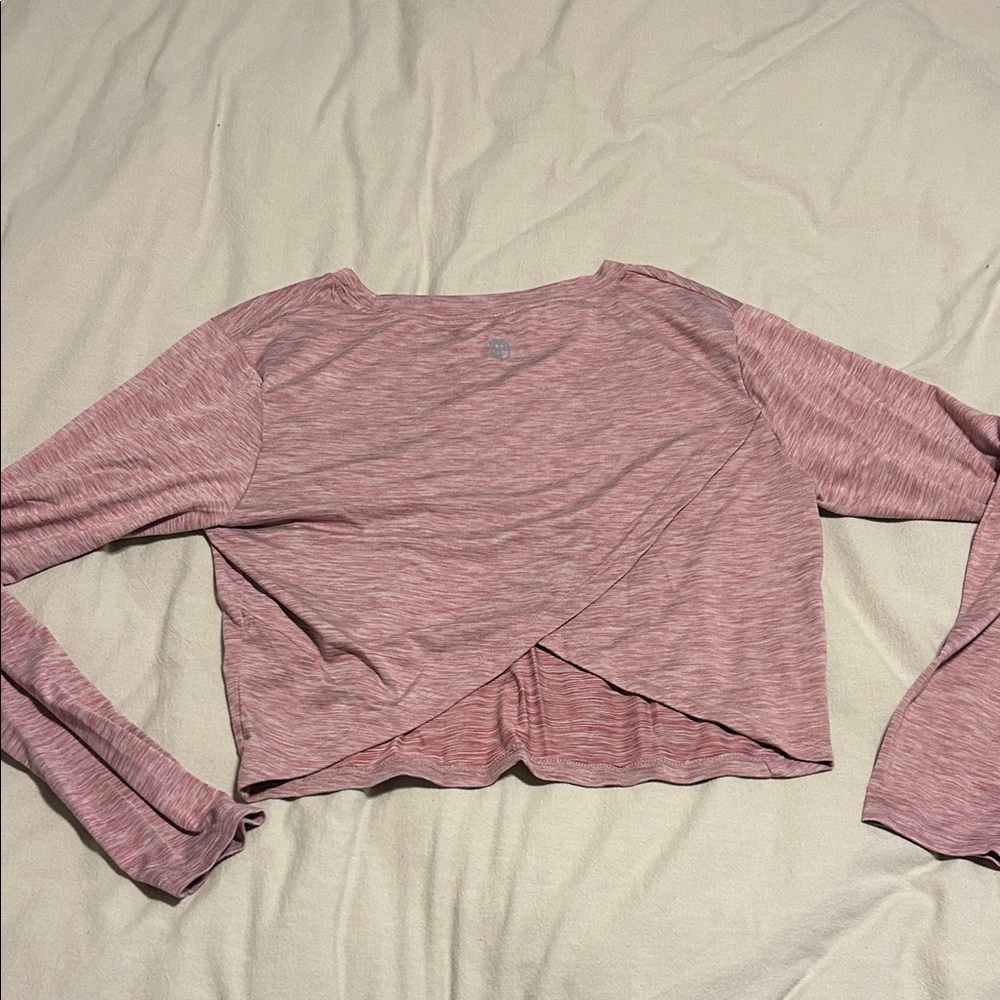 Born Primitive Criss-Cross Open Back Long Sleeve Crop Top